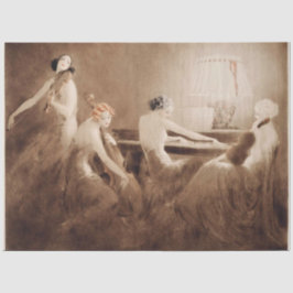 Das Deko-Papier des Concert Art Déco Seidenpapier