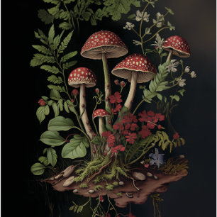 Das Dekorpapier Crimson Cluster Seidenpapier