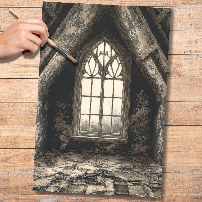 Das Dekoupage Paper des Dachfensters 1 Seidenpapier (Von Creator hochgeladen)