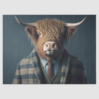 Das Dekoupage Tissue-Papier für die Hochlandkuhher Seidenpapier