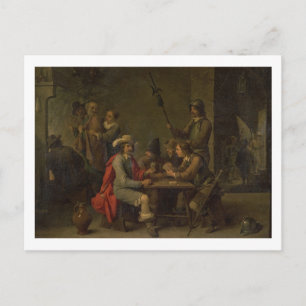 Das Denial of St. Peter, 1646 (Öl auf Leinwand) Postkarte