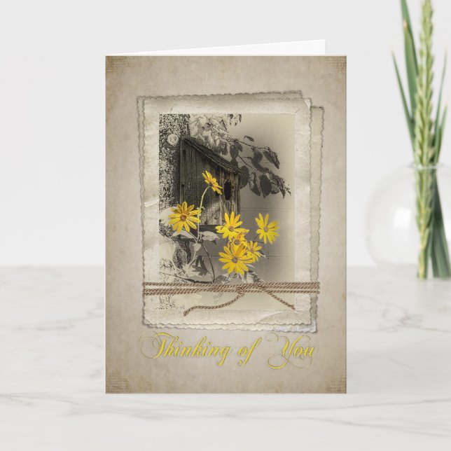 Das Denken an Sie kardieren Karte (Vorderseite)