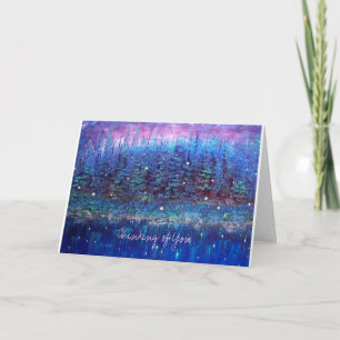 Das Denken an Sie kardieren Karte