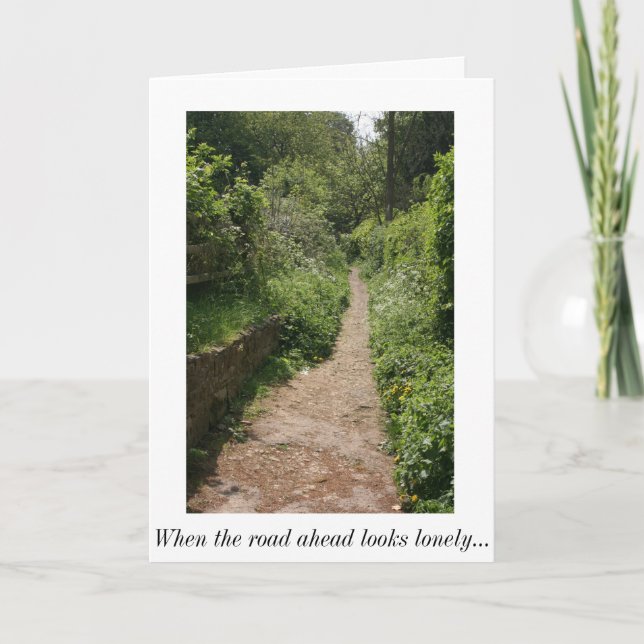 das Denken an Sie kardieren Karte (Vorderseite)