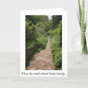 das Denken an Sie kardieren Karte