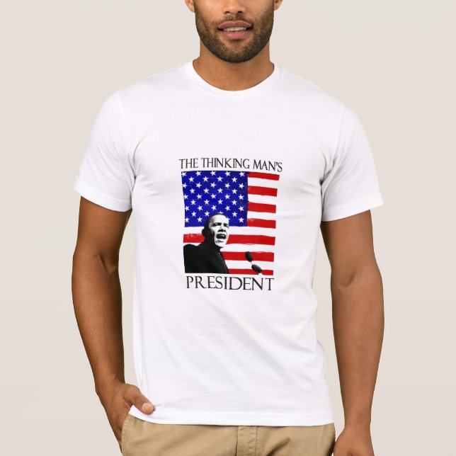 DAS DENKEN BEMANNT PRÄSIDENTEN T-Shirt (Vorderseite)