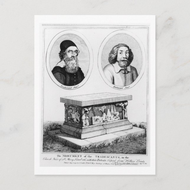 Das Denkmal der Händler im Kirchengarten Postkarte (Vorderseite)