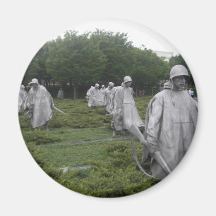 Das Denkmal des Koreakrieg-Veterans Magnet