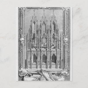 Das Denkmal von Edward II Postkarte