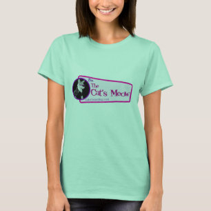 Das Der Meow-Logo-Wecker-T-Shirt der Katze T-Shirt