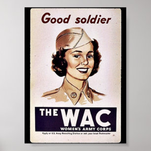 Das Der Wac die Armee-Korps Frauen Poster