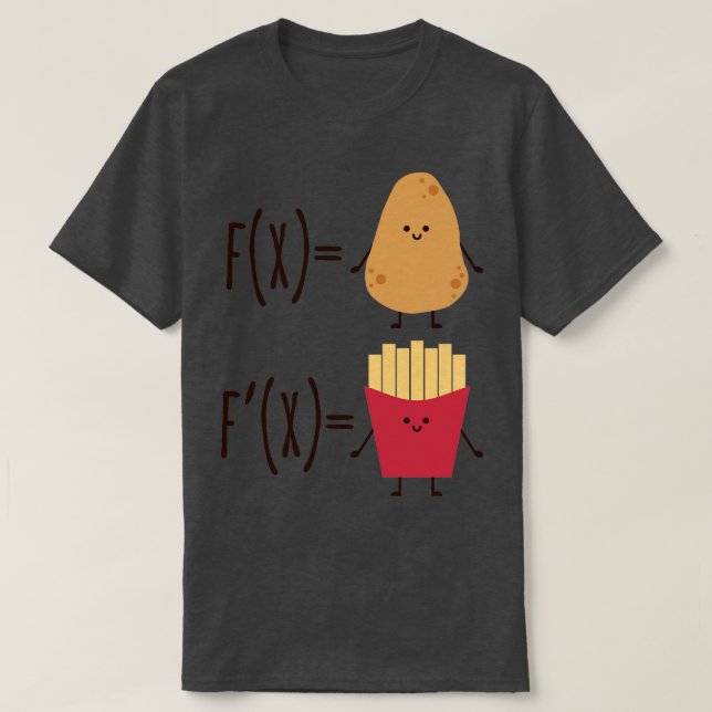 Das Derivat einer Kartoffel T-Shirt (Design vorne)