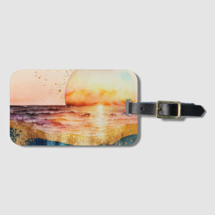 Das Design der Aquarell Beach Serie 3 Gepäckanhänger