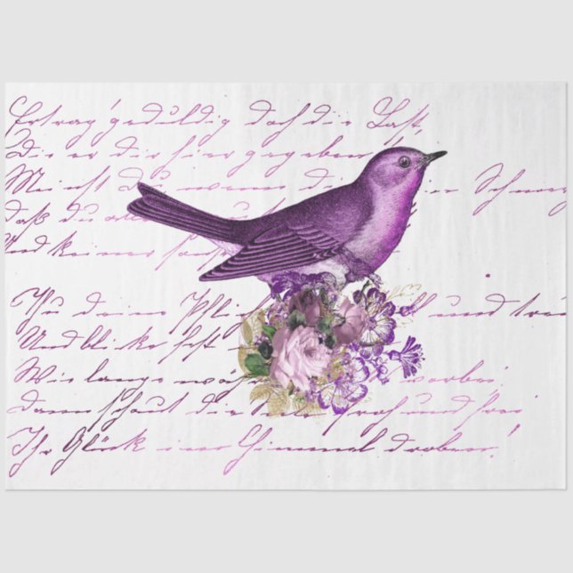 Das Design der Bouquet-Serie 126 Seidenpapier (Vorderseite)