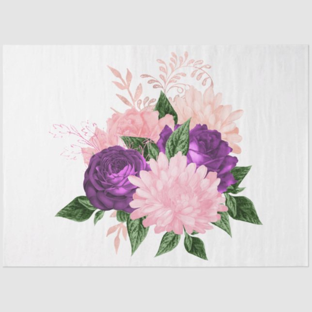 Das Design der Bouquet-Serie 175 Seidenpapier (Vorderseite)