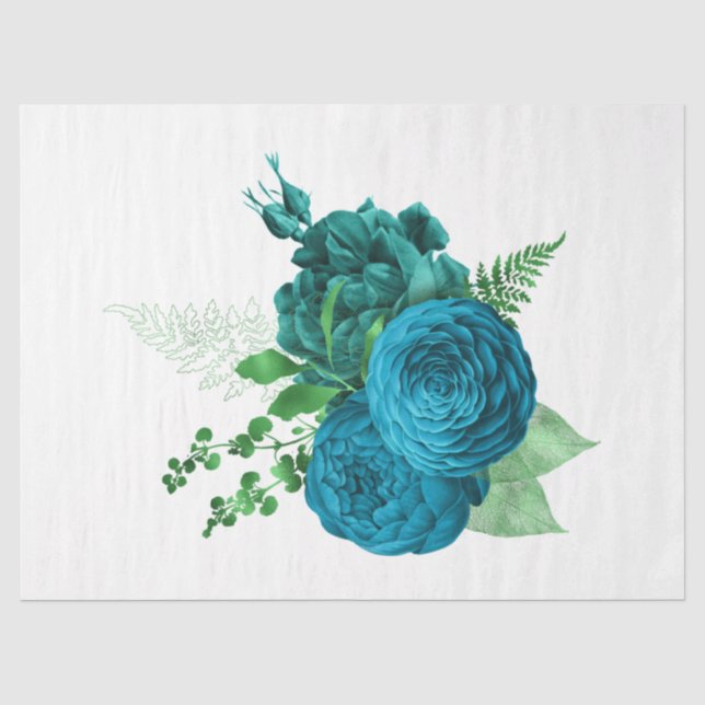 Das Design der Bouquet-Serie 45 Seidenpapier (Vorderseite)