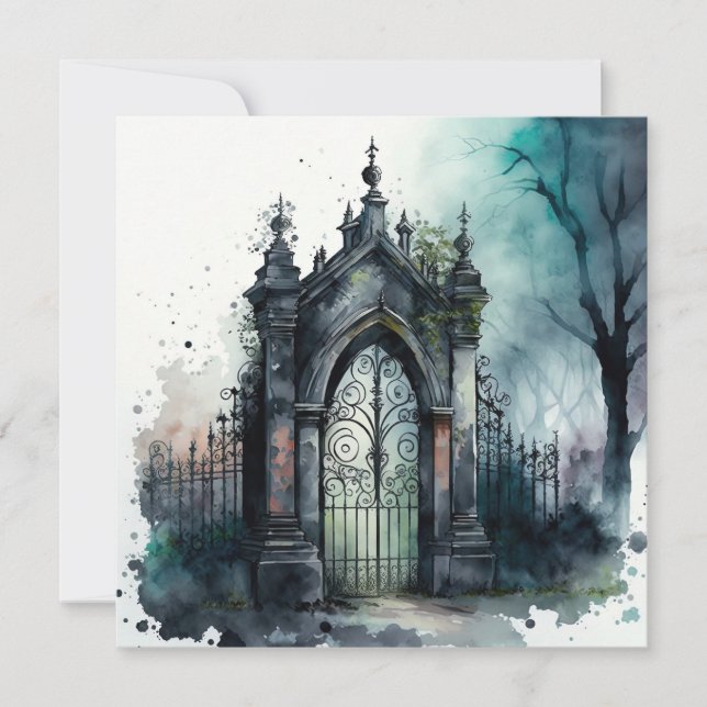 Das Design der gotischen Friedhof Gate Serie 11 (Vorderseite)