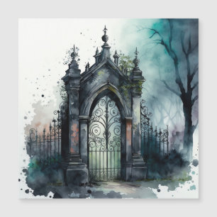 Das Design der gotischen Friedhof Gate Serie 11 Magnetkarte