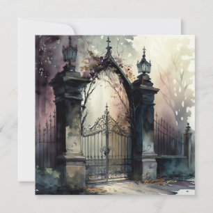 Das Design der gotischen Friedhof Gate Serie 12