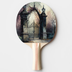 Das Design der gotischen Friedhof Gate Serie 12 Tischtennis Schläger