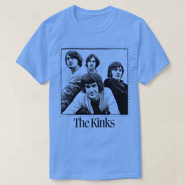 Das Design der Kinks im Retro-Stil T-Shirt (Design vorne)
