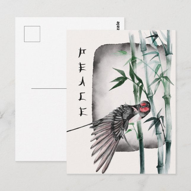 Das Design der Okinawa-Serie 11 Postkarte (Vorne/Hinten)