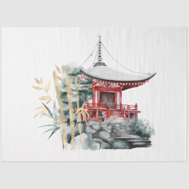 Das Design der Okinawa-Serie 28 Seidenpapier (Vorderseite)