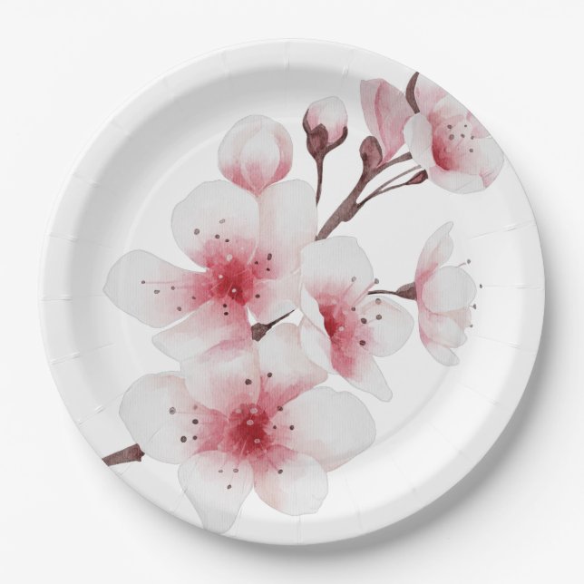 Das Design der Okinawa-Serie 30 Pappteller (Vorderseite)