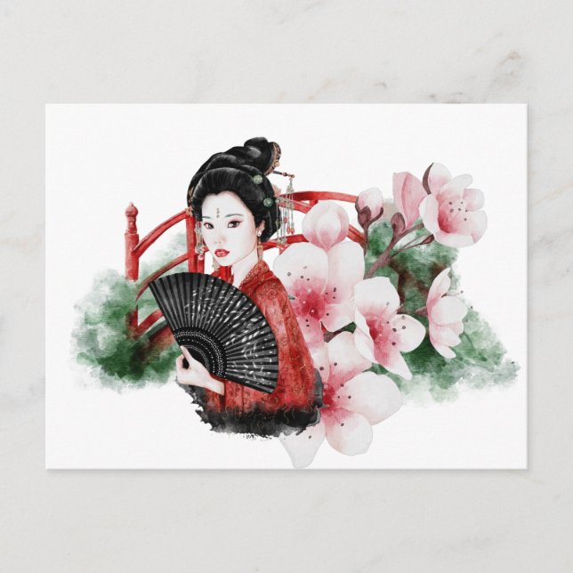 Das Design der Okinawa-Serie 38 Postkarte (Vorderseite)