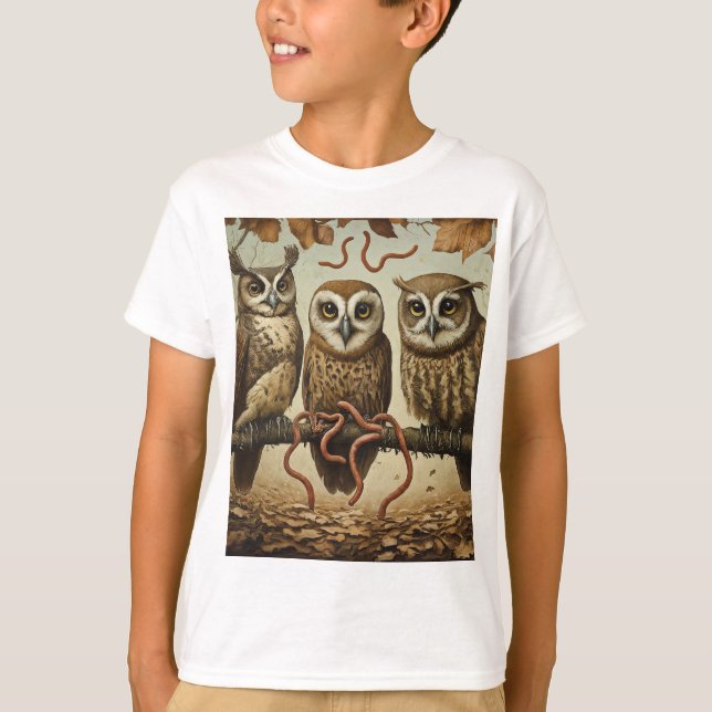 Das Design des besten Owl-Weisheit-T - Shirt (Vorderseite)