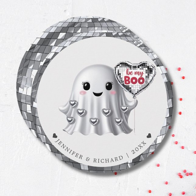 Das Design-Muster von Silver Ghost Valentine Feiertagskarte (Silver Ghost Personalized Valentine's Holiday Card)