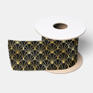 Das Design und das Design der Schwarzen Kunst Satinband