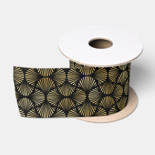 Das Design und das Design der Schwarzen Kunst Satinband