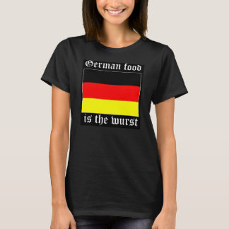 Das deutsche Essen ist der Wurst T-Shirt