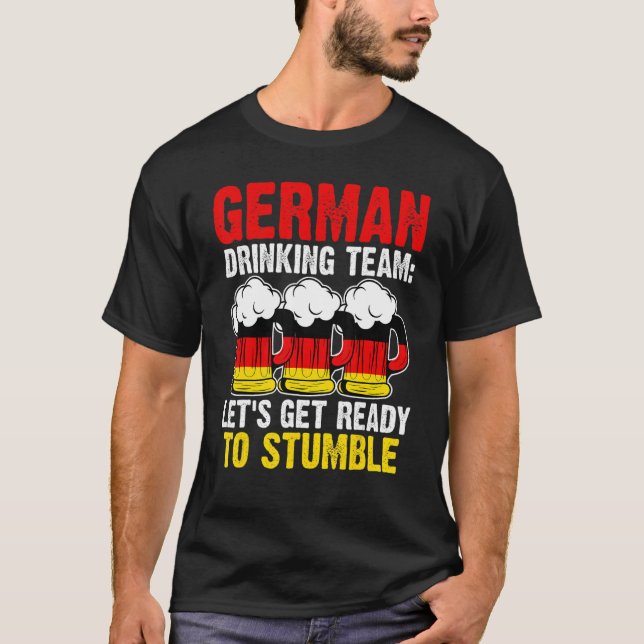 Das deutsche Getränketeam soll Deutschland zum Tri T-Shirt (Vorderseite)