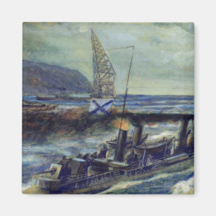Das deutsche Uboot U 56 gesunken durch Grozovoi Magnet