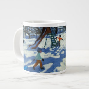 Das Dia im Winter Bourg St Moritz Jumbo-Tasse