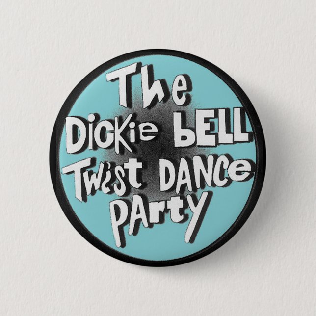Das Dickie Bell Drehung Dance Party Button (Vorderseite)
