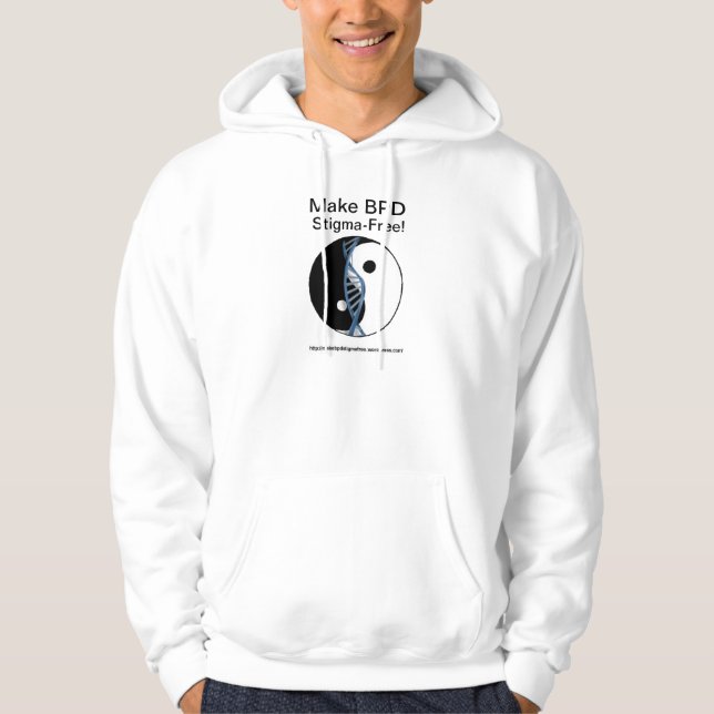 Das dieses Logo" Hoodie der Männer "über (Vorderseite)