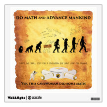 Das dieses Wand-Abziehbild intelligente Cavewoman