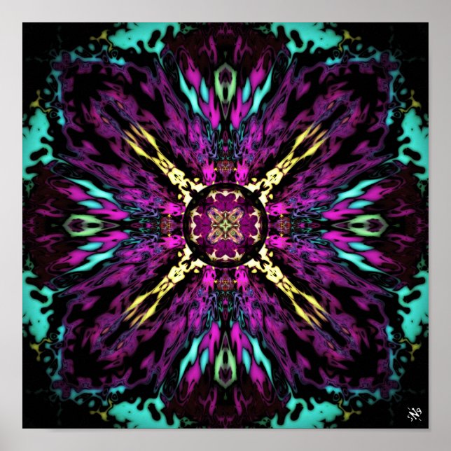 Das Ding vom Weltraum - Muster Pareidolis Poster (Vorne)