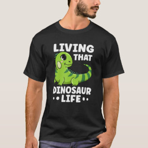 Das Dinosaurier-Lebensangebot für eine Iguana T-Shirt