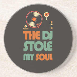 Das DJ stahl mein Soul Sandstein Untersetzer