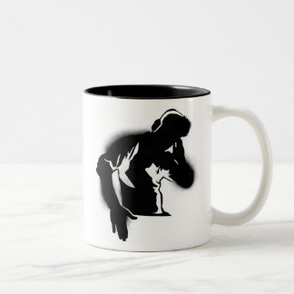 Das DJ Zweifarbige Tasse
