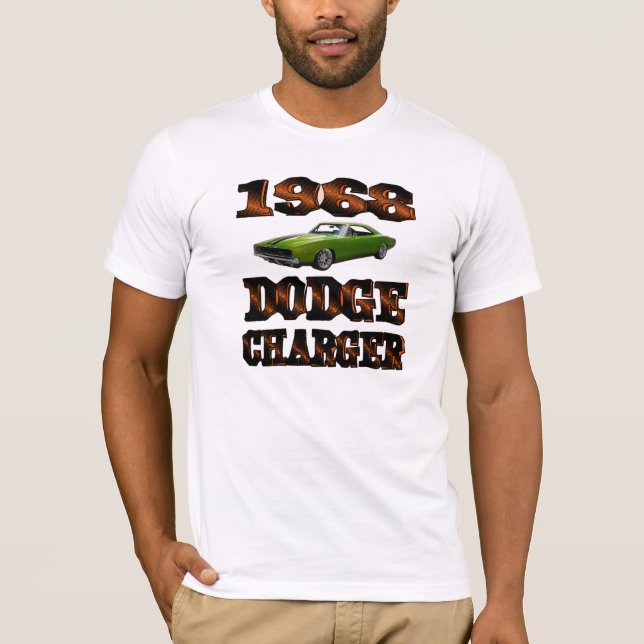 Das Dodge-Ladegerät 1968 der Männer T-Shirt (Vorderseite)