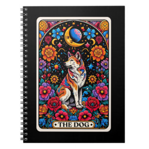 Das Dog Spirit Tarot Card Notebook Notizblock