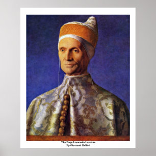 Das doge-LEONARDO Loredan durch Giovanni Bellini Poster