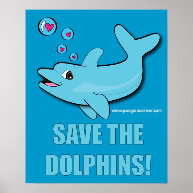 Das Dolphin-Poster gerettet Poster (Vorne)