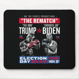 Das Don und Crooked Joe Biden - Pro Trump Mousepad