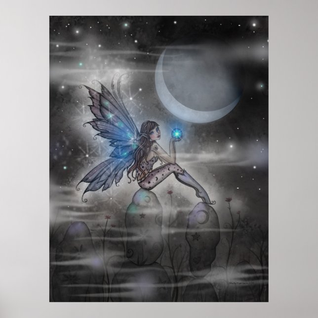Das Doodler Mystical Fairy Poster drucken (Vorne)